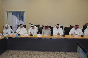 The University Vice President for Educational Affairs Meets with NCAAA Delegation during His Visit to the Joint First Year Deanship